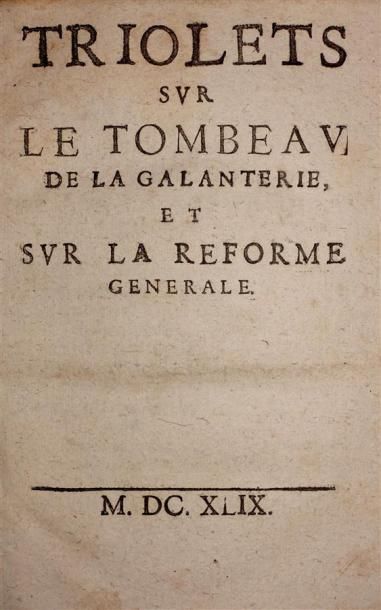 MAZARIN (Cardinal) : La Mazarinade. La Gloire...