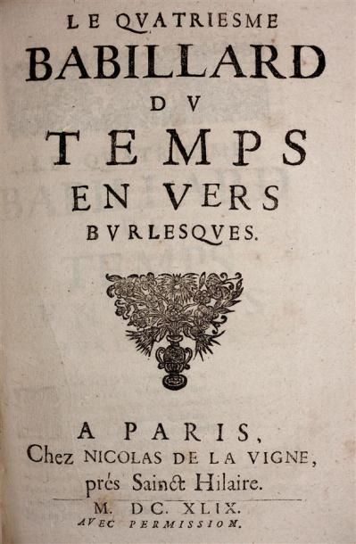 MAZARIN (Cardinal) : La Mazarinade. La Gloire...