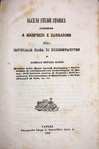- NAPLES. VOLPICELLA (Scipione) : Descrizione...