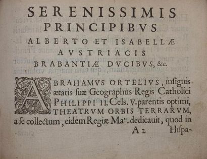 [ORTELIUS]. Epitome Theatri Orteliani. Anvers,...