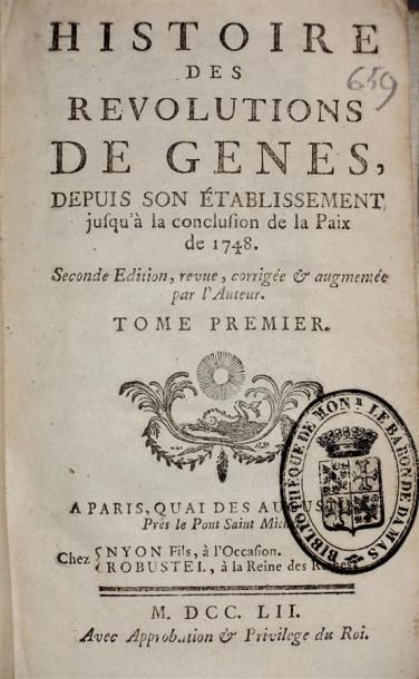 [OUDART de BREQUIGNY] : Histoire des Révolutions...