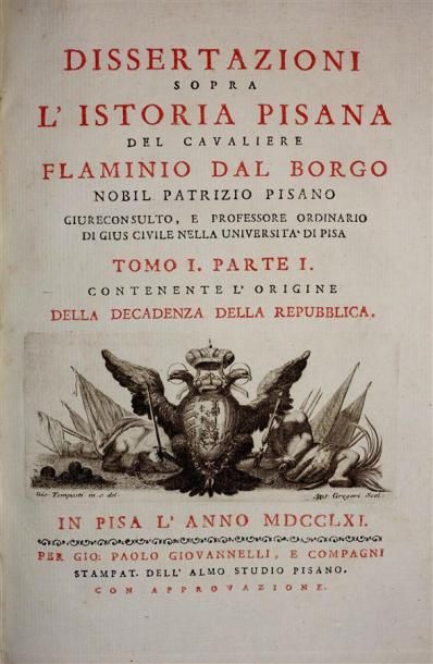 - PISE. DALBORGO (Flaminio): Dissertazioni...