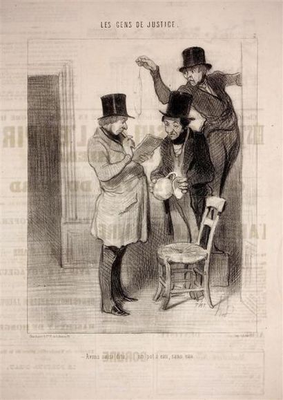 Honoré Daumier (1808-1879) Les Gens de justice....
