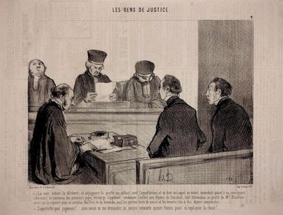Honoré Daumier (1808-1879) Les Gens de justice....