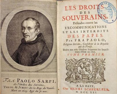 SARPI (Fra Paolo) : Les Droits des souverains....