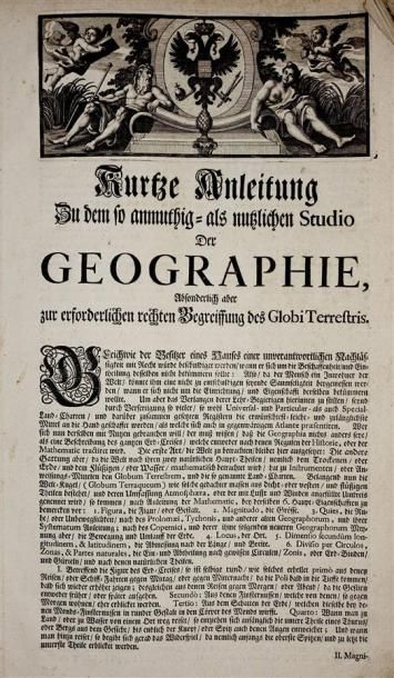 SEUTTER (Mattheus) : Atlas novus sive Tabulae...