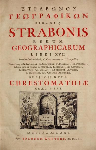 STRABON. STRABONIS : Rerum Geographicarum...