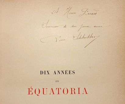 AFRIQUE. CASATI (Gaetano) : Dix années en...