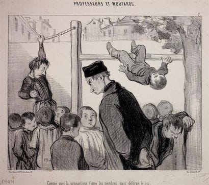Honoré Daumier (1808-1879) Professeurs et...