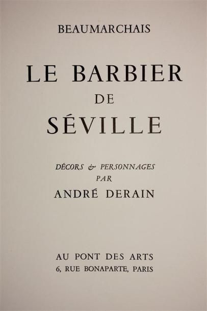 BEAUMARCHAIS - DERAIN : Le Barbier de Séville....