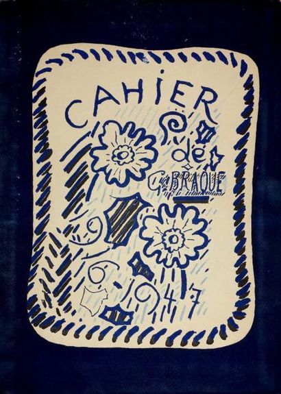 BRAQUE. Cahier de Georges Braque 1917-1947....