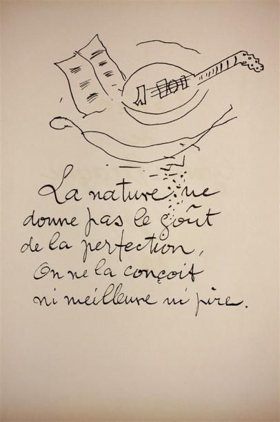 BRAQUE. Cahier de Georges Braque 1917-1947....