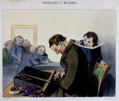Honoré Daumier (1808-1879) Professeurs et...