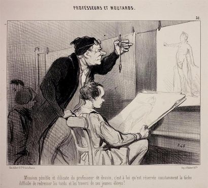 Honoré Daumier (1808-1879) Professeurs et...