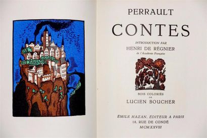 Charles Perrault. Contes. Ed. P. Hazan, 1928....