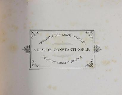 CONSTANTINOPLE : Ansichten von Konstantinopel....