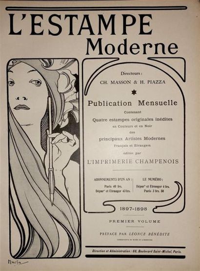 ESTAMPE (L') MODERNE. Paris, Imprimerie Champenois,...