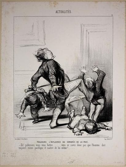 Honoré Daumier (1808-1879) Souvenirs du Congrès...
