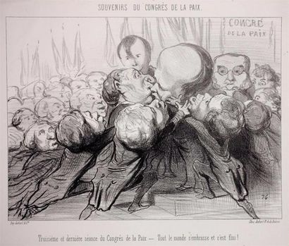 Honoré Daumier (1808-1879) Souvenirs du Congrès...