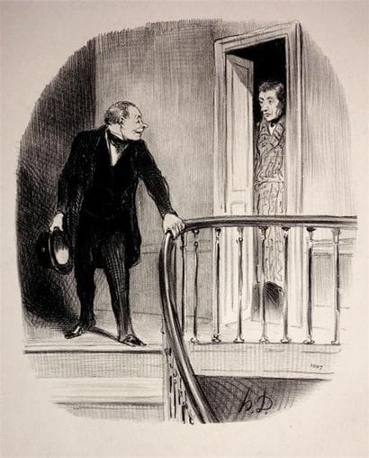 Honoré Daumier (1808-1879) Le Malade - Comment,...
