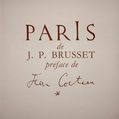 PARIS. BRUSSET (Jean-Paul) : Paris. Tarascon,...