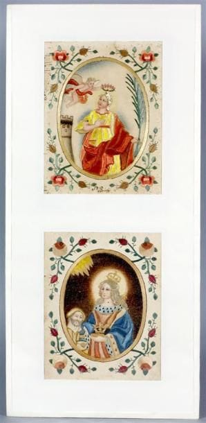 Imagerie populaire Sainte Barbe ; Vierge...