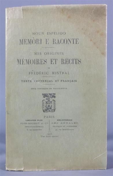 PROVENCE. MISTRAL (Frédéric) : Moun Espelido....