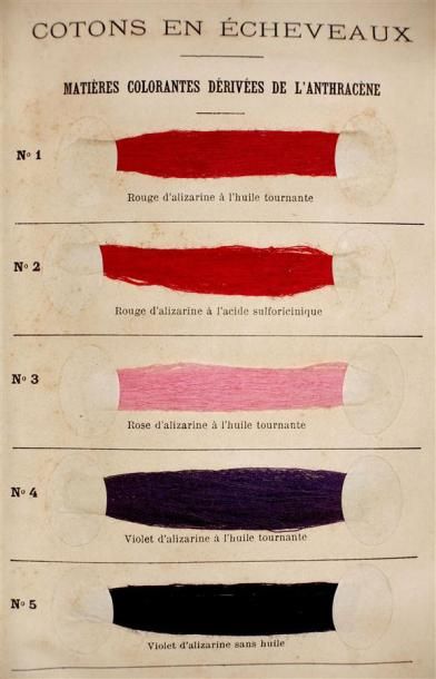 RENARD (Adolphe) : Traité des matières colorantes,...