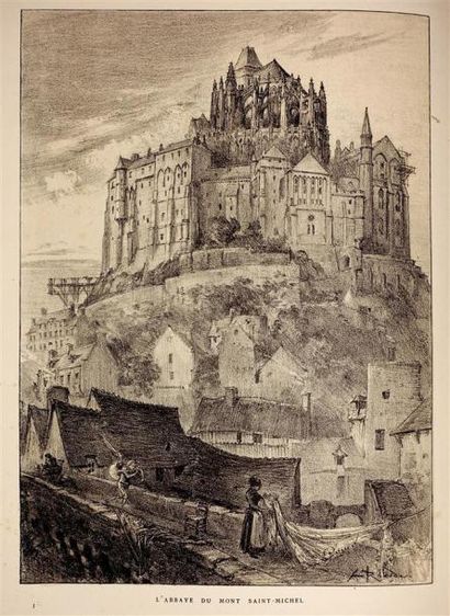ROBIDA : La Vieille France. NORMANDIE. Paris,...