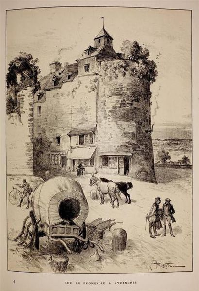 ROBIDA : La Vieille France. NORMANDIE. Paris,...