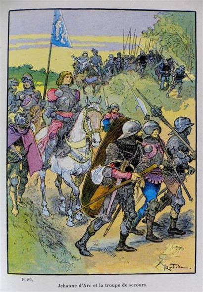 ROBIDA : Les Assiègés de Compiègne 1430....