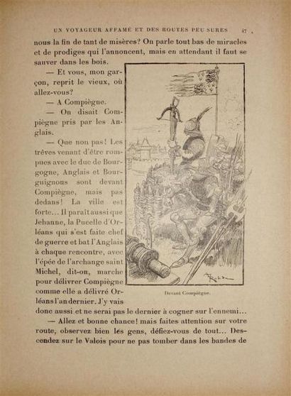 ROBIDA : Les Assiègés de Compiègne 1430....