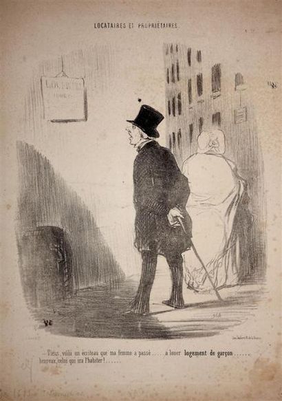 Honoré Daumier (1808-1879) Sujets divers...