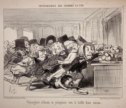 Honoré Daumier (1808-1879) Sujets divers....