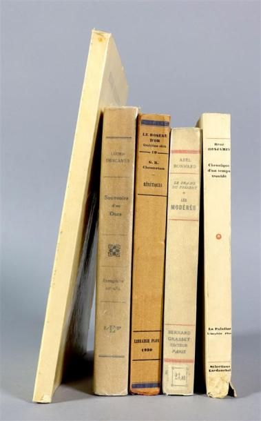 Ensemble de 5 volumes : - DESCAVES (Lucien)...