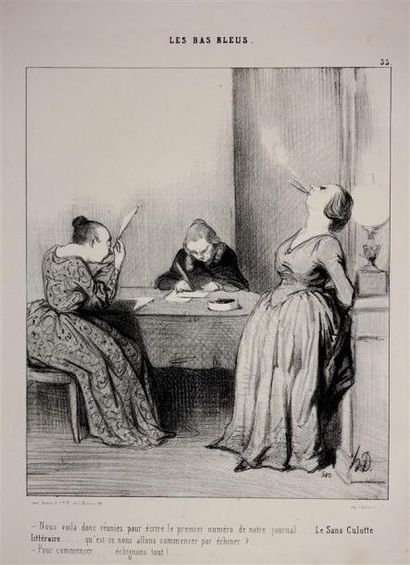 Honoré Daumier (1808-1879) Sujets divers....