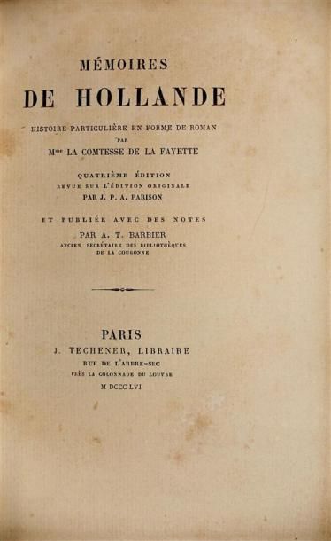 - DUCLOS: Oeuvres. Paris, Janet et Cotelle,...