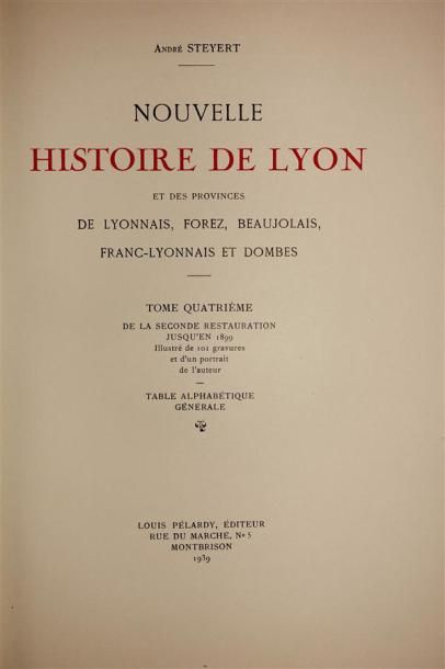 LYON : STEYERT (André) : Nouvelle Histoire...