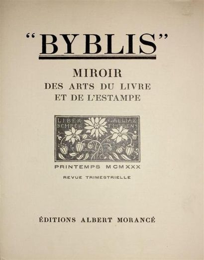 BIBLIOGRAPHIE. BYBLIS, Miroir des Arts du...