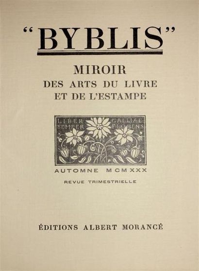 BIBLIOGRAPHIE. BYBLIS, Miroir des Arts du...