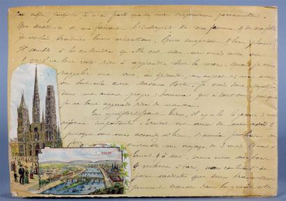 MANUSCRIT : NORMANDIE : Intéressant récit...