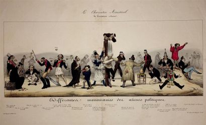 Honoré Daumier (1808-1879) Le Charenton ministériel....