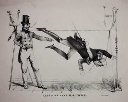 Artistes divers Un fort lot de caricatures,...
