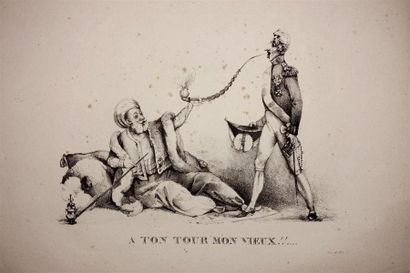 Artistes divers Un fort lot de caricatures,...