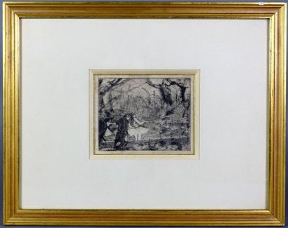 Edgar Degas (1834-1917) Sur la scène. 1876-1877....