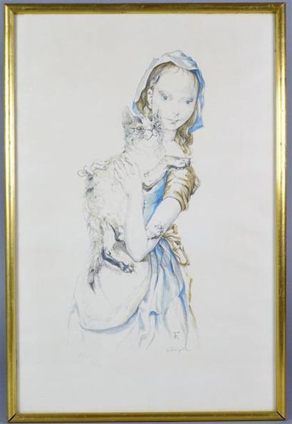 Léonard-Tsuguharu Foujita (1886-1968) Jeune...