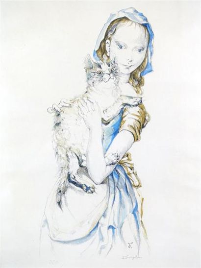 Léonard-Tsuguharu Foujita (1886-1968) Jeune...