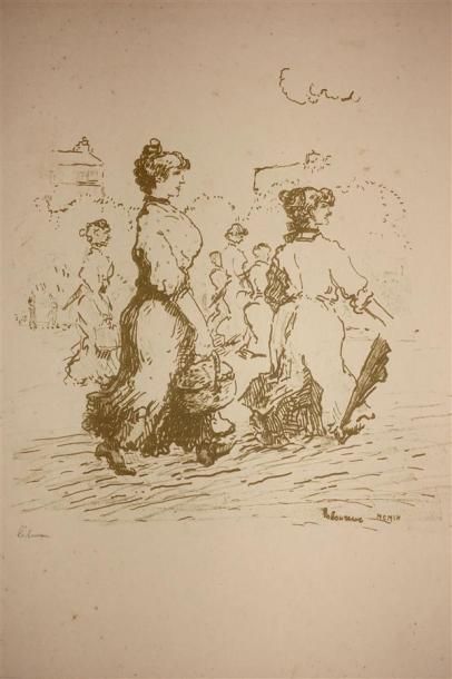 Jean-Émile Laboureur (1877-1943) La Sortie...