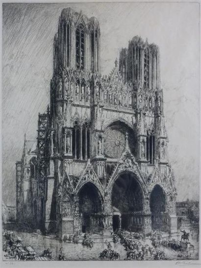 Auguste Lepère (1849-1918) Cathédrale de...