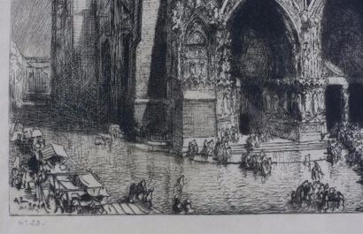 Auguste Lepère (1849-1918) Cathédrale de...
